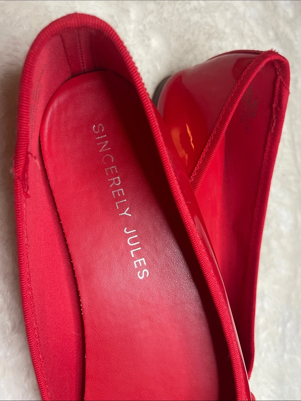 Red Ballet Flats by Sincerely Jules - Picture 4 of 6